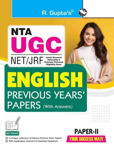 R Guptas NTA-UGC-NET | JRF: ENGLISH (Paper-II) Previous Years Papers (With Answers)  2026 Edition
